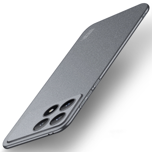 

For Xiaomi Redmi K70 / K70 Pro MOFI Fandun Series Frosted PC Ultra-thin All-inclusive Phone Case(Gray)
