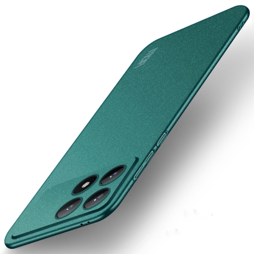

For Xiaomi Redmi K70 / K70 Pro MOFI Fandun Series Frosted PC Ultra-thin All-inclusive Phone Case(Green)