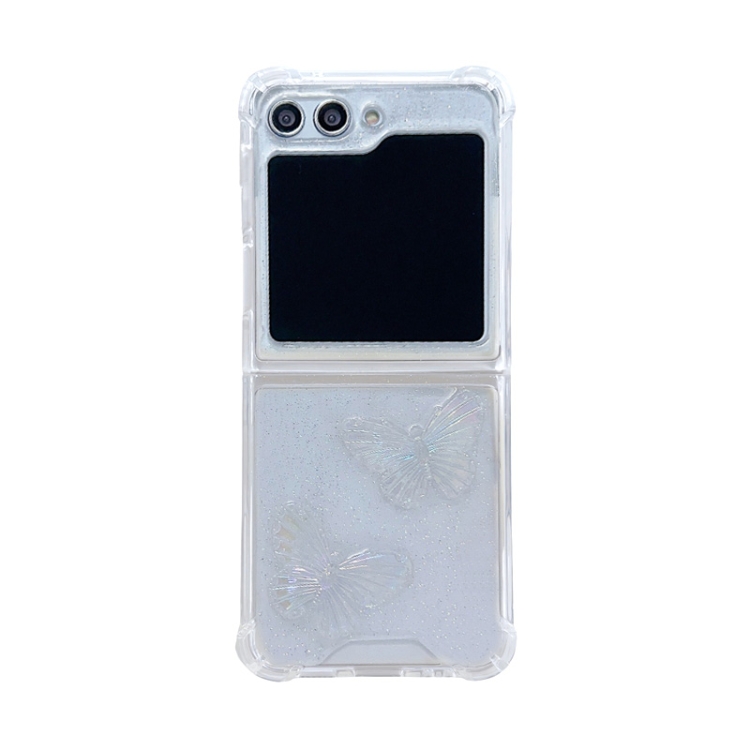 For Samsung Galaxy Z Flip6 Clear Crystal Butterflies TPU Phone Case(Transparent)
For Samsung Galaxy Z Flip6 Clear Crystal Butterflies TPU Phone Case(Transparent)