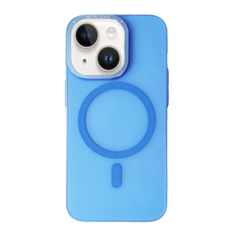 For iPhone 14 Plus Frosted PC MagSafe TPU Phone Case(Blue) 
For iPhone 14 Plus Frosted PC MagSafe TPU Phone Case(Blue)