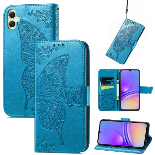 For Samsung Galaxy A05 Butterfly Love Flower Embossed Leather Phone Case(Blue)
For Samsung Galaxy A05 Butterfly Love Flower Embossed Leather Phone Case(Blue)