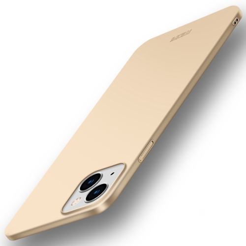 

For iPhone 15 Pro MOFI Frosted PC Ultra-thin Hard Phone Case(Gold)