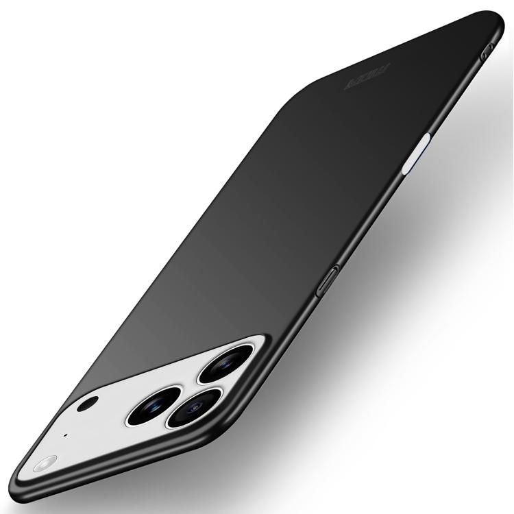 For iPhone 17 Pro MOFI Frosted PC Ultra-thin Hard Phone Case(Black)
For iPhone 17 Pro MOFI Frosted PC Ultra-thin Hard Phone Case(Black)