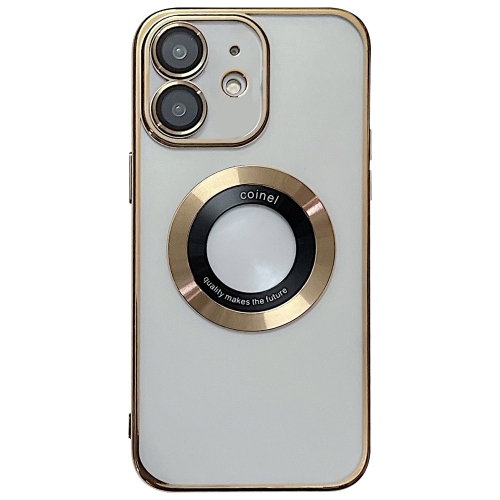 

For iPhone 12 Magsafe Electroplating TPU Phone Case(Gold)