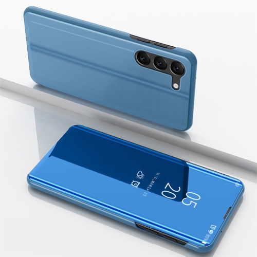 For Samsung Galaxy S24 5G Plated Mirror Horizontal Flip Leather Phone Case with Holder(Blue)
For Samsung Galaxy S24 5G Plated Mirror Horizontal Flip Leather Phone Case with Holder(Blue)