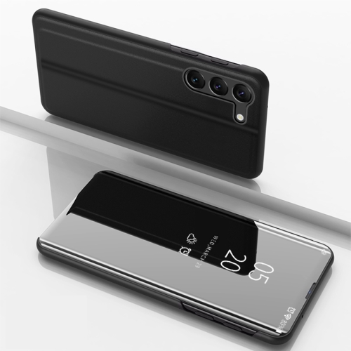 For Samsung Galaxy S24+ 5G Plated Mirror Horizontal Flip Leather Phone Case with Holder(Black)
For Samsung Galaxy S24+ 5G Plated Mirror Horizontal Flip Leather Phone Case with Holder(Black)