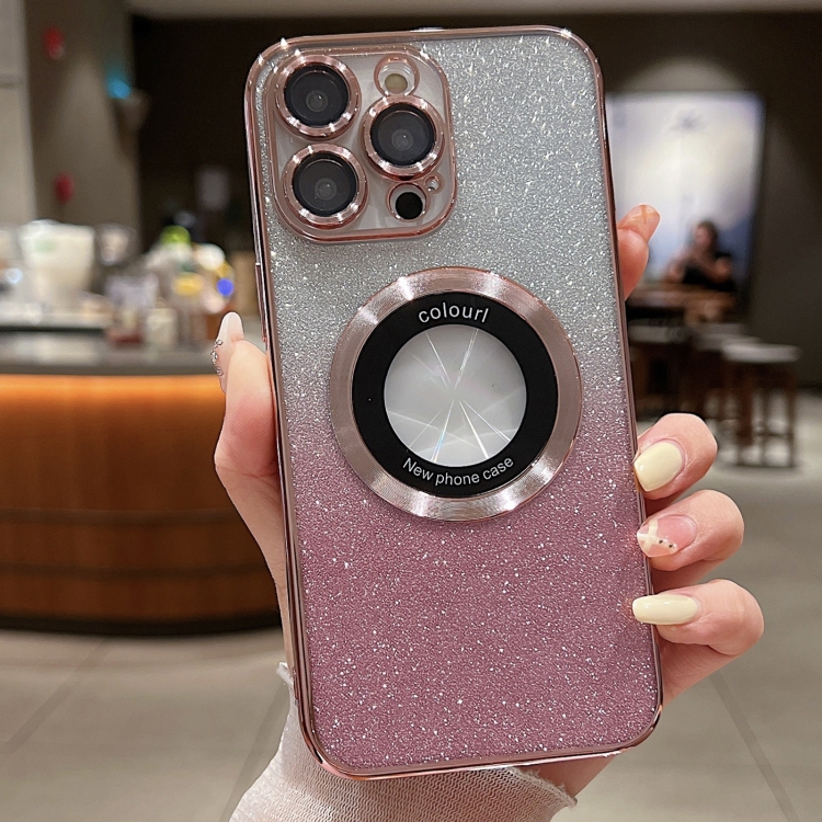 For iPhone 13 Pro MagSafe Gradient Glitter Electroplating TPU Phone Case(Rose)
For iPhone 13 Pro MagSafe Gradient Glitter Electroplating TPU Phone Case(Rose)