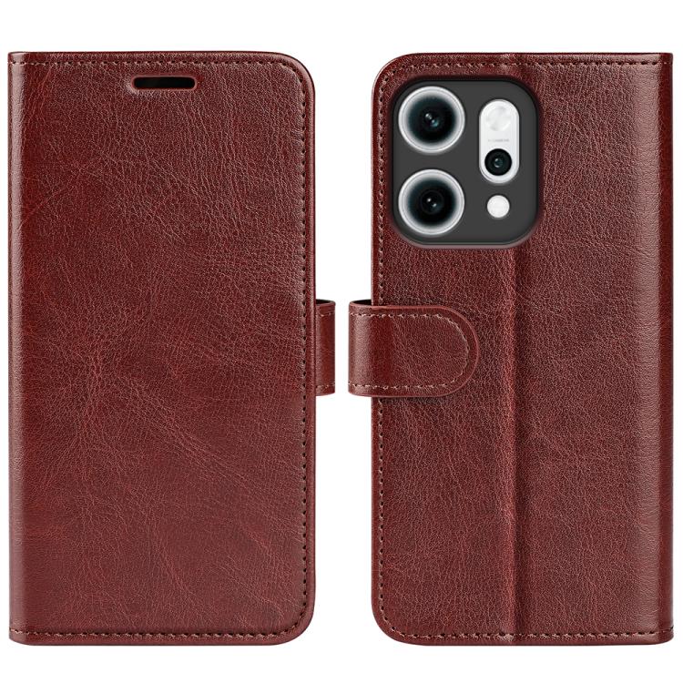 For OPPO Reno14 Pro 5G Global R64 Texture Horizontal Flip Leather Phone Case(Brown)
For OPPO Reno14 Pro 5G Global R64 Texture Horizontal Flip Leather Phone Case(Brown)
