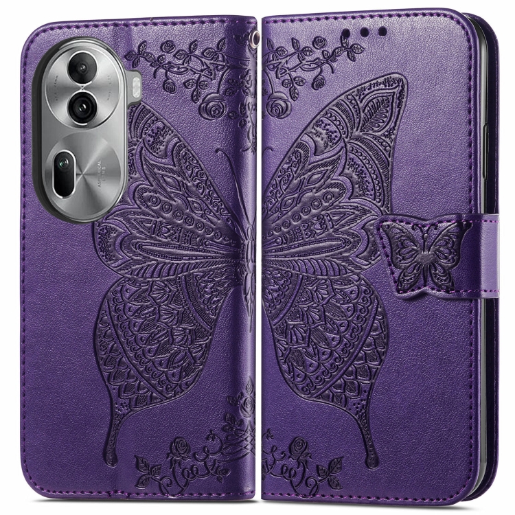 For OPPO Reno11 Pro EU Butterfly Love Flower Embossed Leather Phone Case(Dark Purple)
For OPPO Reno11 Pro EU Butterfly Love Flower Embossed Leather Phone Case(Dark Purple)