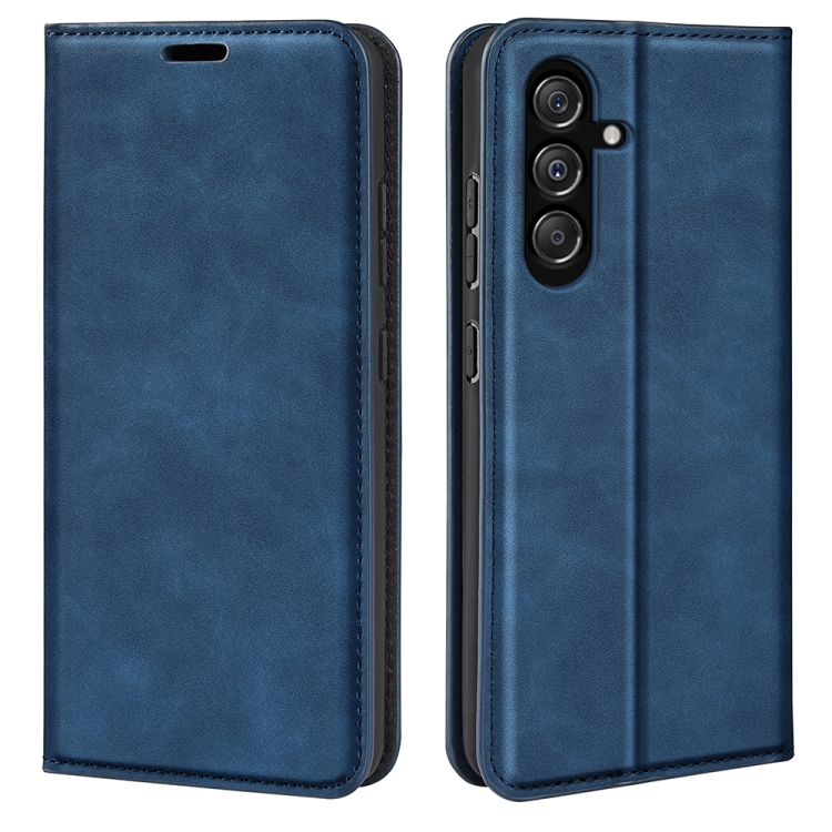 For For Samsung Galaxy M34 5G Retro-skin Magnetic Suction Leather Phone Case(Dark Blue)
For For Samsung Galaxy M34 5G Retro-skin Magnetic Suction Leather Phone Case(Dark Blue)