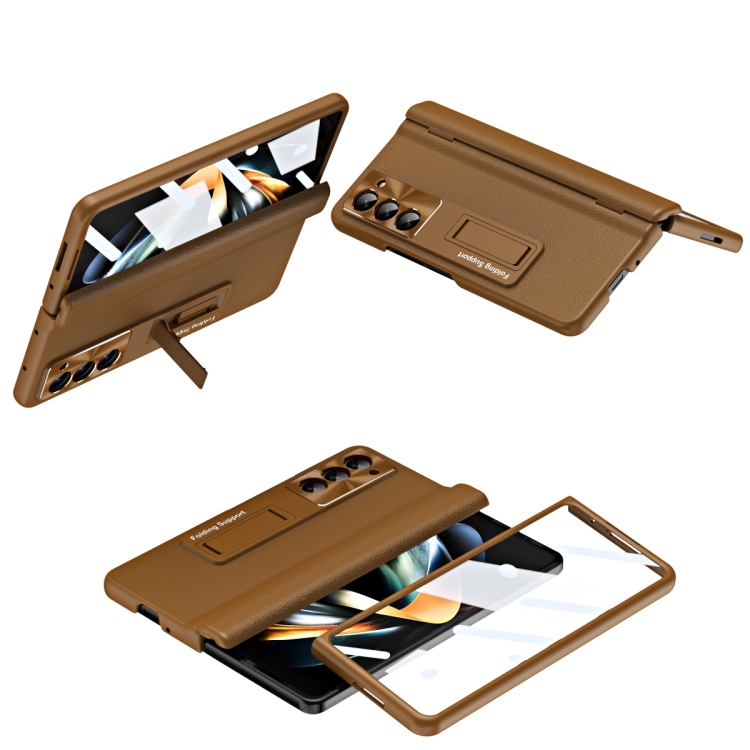 For Samsung Galaxy Z Fold6 5G Shell-membrane Integrated Hinge All-around Leather Folding Phone Case(Coffee)
For Samsung Galaxy Z Fold6 5G Shell-membrane Integrated Hinge All-around Leather Folding Phone Case(Coffee)