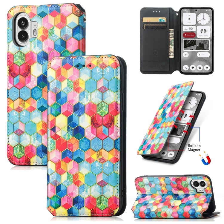 For Nothing Phone 2 CaseNeo Colorful Magnetic Leather Phone Case(Magic Space)
For Nothing Phone 2 CaseNeo Colorful Magnetic Leather Phone Case(Magic Space)