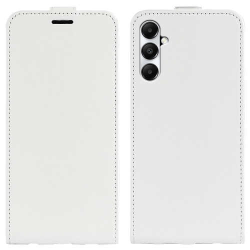 

For Samsung Galaxy A05s R64 Texture Vertical Flip Leather Phone Case(White)