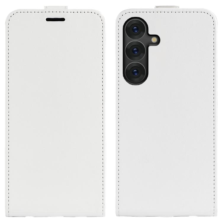 For Samsung Galaxy S25+ 5G R64 Texture Single Vertical Flip Leather Phone Case(White) 
For Samsung Galaxy S25+ 5G R64 Texture Single Vertical Flip Leather Phone Case(White)