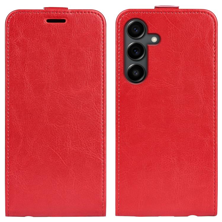 For Samsung Galaxy S25 FE 5G R64 Texture Single Vertical Flip Leather Phone Case(Red)
For Samsung Galaxy S25 FE 5G R64 Texture Single Vertical Flip Leather Phone Case(Red)