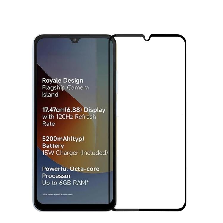 For Xiaomi Poco C81x 4G MOFI 9H 2.5D Full Screen Tempered Glass Film(Black)
For Xiaomi Poco C81x 4G MOFI 9H 2.5D Full Screen Tempered Glass Film(Black)
