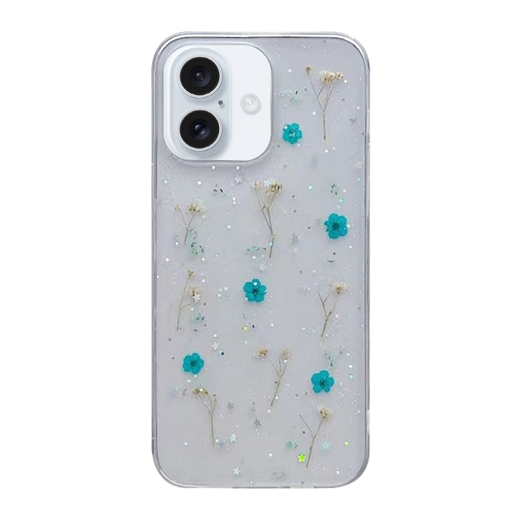 For iPhone 16 Plus Gypsophila Flowers Pattern TPU Protective Phone Case(Green)
For iPhone 16 Plus Gypsophila Flowers Pattern TPU Protective Phone Case(Green)
