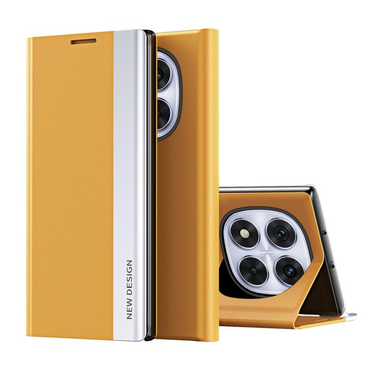 For Xiaomi Redmi Note 14 Pro 5G Side Electroplated Adsorption Leather Phone Case(Yellow)
For Xiaomi Redmi Note 14 Pro 5G Side Electroplated Adsorption Leather Phone Case(Yellow)