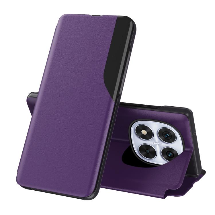 For Xiaomi Redmi Note 14 Pro 5G Attraction Flip Holder Leather Phone Case(Purple)
For Xiaomi Redmi Note 14 Pro 5G Attraction Flip Holder Leather Phone Case(Purple)