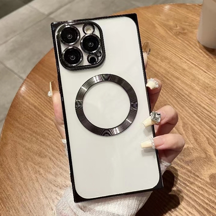 For iPhone 14 Pro Square Magsafe Electroplating TPU Phone Case(Black)
For iPhone 14 Pro Square Magsafe Electroplating TPU Phone Case(Black)