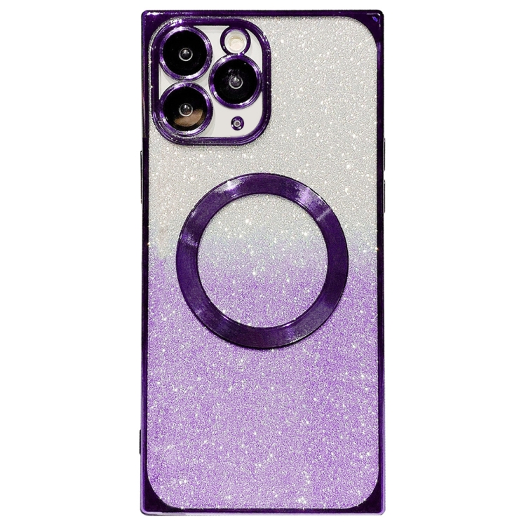 For iPhone 11 Pro Max Square Gradient Magsafe Electroplating TPU Phone Case(Purple)
For iPhone 11 Pro Max Square Gradient Magsafe Electroplating TPU Phone Case(Purple)