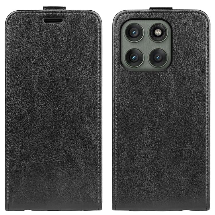 For Motorola Edge 60 Pro R64 Texture Single Vertical Flip Leather Phone Case(Black)
For Motorola Edge 60 Pro R64 Texture Single Vertical Flip Leather Phone Case(Black)