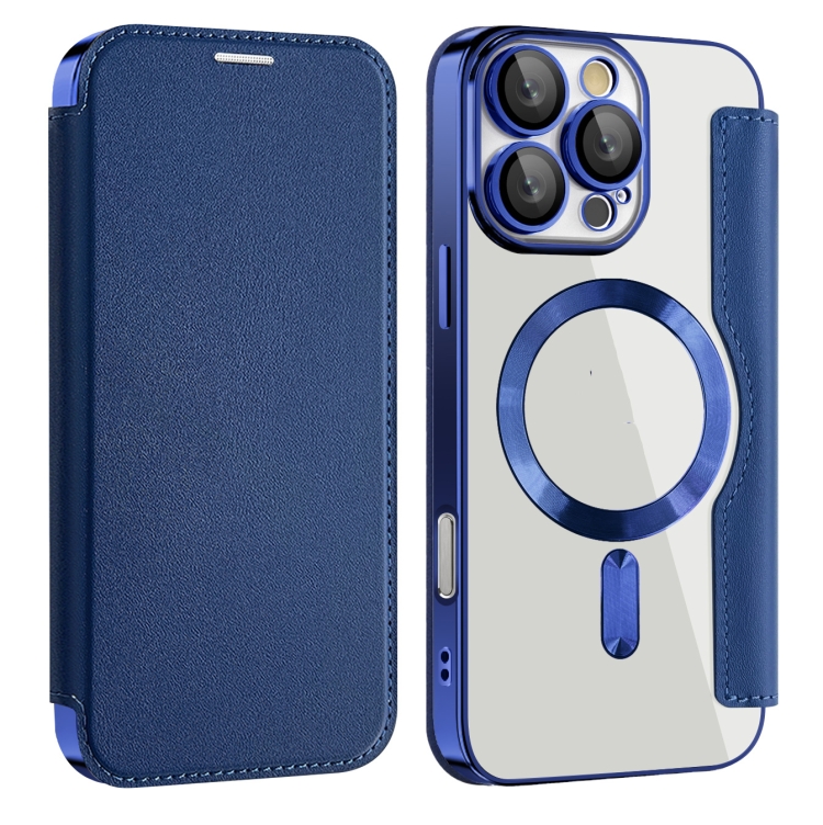 For iPhone 16 Pro Shield MagSafe RFID Anti-theft Leather Phone Case(Dark Blue)
For iPhone 16 Pro Shield MagSafe RFID Anti-theft Leather Phone Case(Dark Blue)