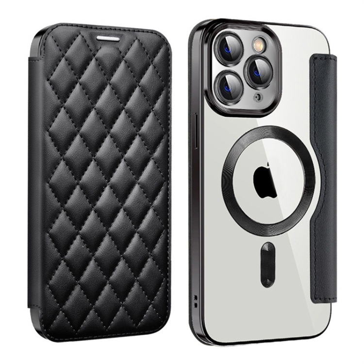 For iPhone 11 Pro Max Shield Magsafe RFID Anti-theft Rhombus Leather Phone Case(Black)
For iPhone 11 Pro Max Shield Magsafe RFID Anti-theft Rhombus Leather Phone Case(Black)