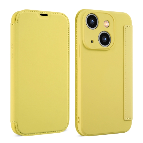 For iPhone 13 Imitate Liquid Skin Feel Leather Phone Case with Card Slots(Yellow)
For iPhone 13 Imitate Liquid Skin Feel Leather Phone Case with Card Slots(Yellow)