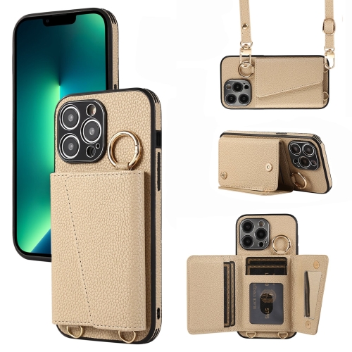 For iPhone 13 Pro Max Crossbody Ring Wallet Leather Back Cover Phone Case(Brown)
For iPhone 13 Pro Max Crossbody Ring Wallet Leather Back Cover Phone Case(Brown)