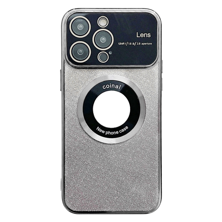 For iPhone 12 Pro Max Large Window MagSafe Gradient Glitter Electroplating TPU Phone Case(Silver)
For iPhone 12 Pro Max Large Window MagSafe Gradient Glitter Electroplating TPU Phone Case(Silver)