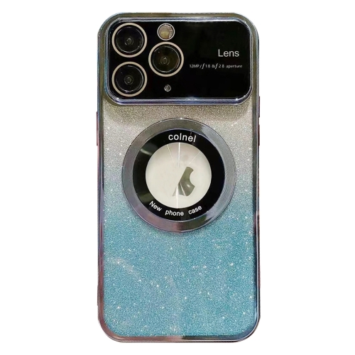 For iPhone 11 Pro Large Window MagSafe Gradient Glitter Electroplating TPU Phone Case(Blue)
For iPhone 11 Pro Large Window MagSafe Gradient Glitter Electroplating TPU Phone Case(Blue)