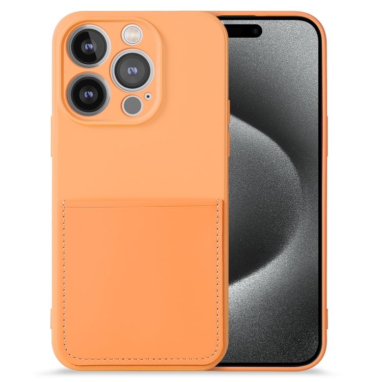 For iPhone 15 Pro Imitate Liquid Silicone Skin Feel Phone Case with Card Slot(Orange)
For iPhone 15 Pro Imitate Liquid Silicone Skin Feel Phone Case with Card Slot(Orange)