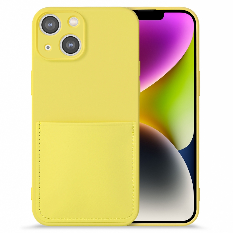 For iPhone 14 Imitate Liquid Silicone Skin Feel Phone Case with Card Slot(Yellow)
For iPhone 14 Imitate Liquid Silicone Skin Feel Phone Case with Card Slot(Yellow)