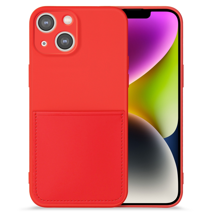 For iPhone 14 Imitate Liquid Silicone Skin Feel Phone Case with Card Slot(Red)
For iPhone 14 Imitate Liquid Silicone Skin Feel Phone Case with Card Slot(Red)