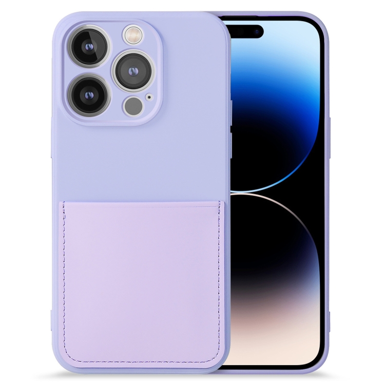 For iPhone 14 Pro Imitate Liquid Silicone Skin Feel Phone Case with Card Slot(Purple)
For iPhone 14 Pro Imitate Liquid Silicone Skin Feel Phone Case with Card Slot(Purple)