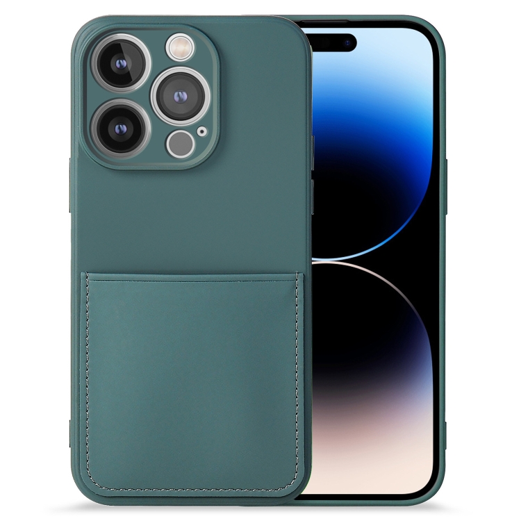 For iPhone 14 Pro Max Imitate Liquid Silicone Skin Feel Phone Case with Card Slot(Green)
For iPhone 14 Pro Max Imitate Liquid Silicone Skin Feel Phone Case with Card Slot(Green)