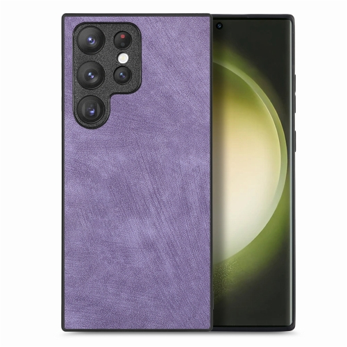 For Samsung Galaxy S23 Ultra 5G Vintage Leather PC Back Cover Phone Case(Purple)
For Samsung Galaxy S23 Ultra 5G Vintage Leather PC Back Cover Phone Case(Purple)