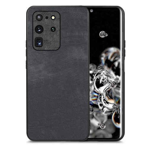 For Samsung Galaxy S20 Ultra Vintage Leather PC Back Cover Phone Case(Black)
For Samsung Galaxy S20 Ultra Vintage Leather PC Back Cover Phone Case(Black)