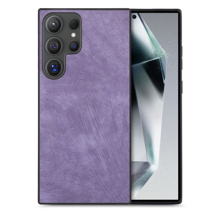 For Samsung Galaxy S25 Ultra 5G Vintage Leather PC Back Cover Phone Case(Purple)
For Samsung Galaxy S25 Ultra 5G Vintage Leather PC Back Cover Phone Case(Purple)