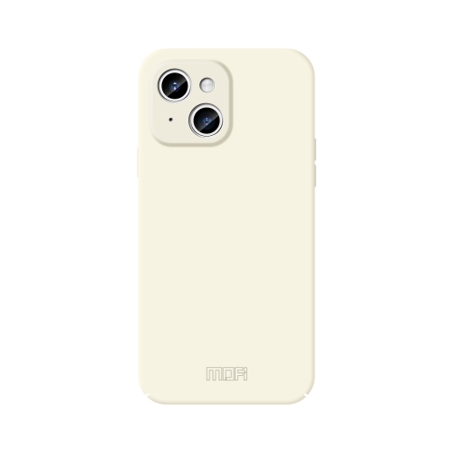 

For iPhone 14 Plus MOFI Qin Series Skin Feel All-inclusive PC Phone Case(Beige)