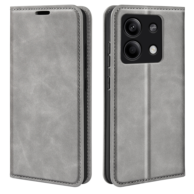 For Xiaomi Redmi Note 13 5G Retro-skin Magnetic Suction Leather Phone Case(Grey)
For Xiaomi Redmi Note 13 5G Retro-skin Magnetic Suction Leather Phone Case(Grey)
