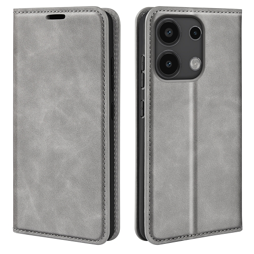 For Xiaomi Redmi Note 13 Pro 4G Retro-skin Magnetic Suction Leather Phone Case(Grey)
For Xiaomi Redmi Note 13 Pro 4G Retro-skin Magnetic Suction Leather Phone Case(Grey)