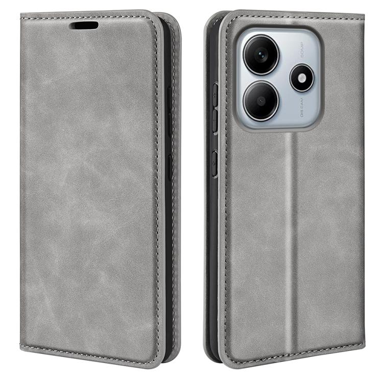 For Xiaomi Redmi Note 14 5G Retro-skin Magnetic Suction Leather Phone Case(Grey)
For Xiaomi Redmi Note 14 5G Retro-skin Magnetic Suction Leather Phone Case(Grey)