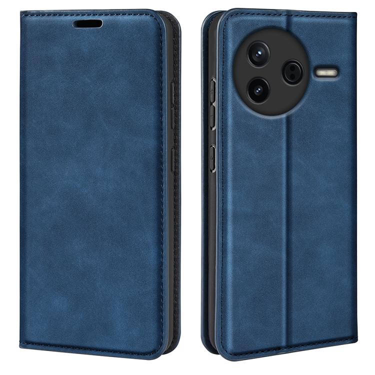 For Redmi K80 / Poco F7 Pro Retro-skin Magnetic Suction Leather Phone Case(Dark Blue)
For Redmi K80 / Poco F7 Pro Retro-skin Magnetic Suction Leather Phone Case(Dark Blue)