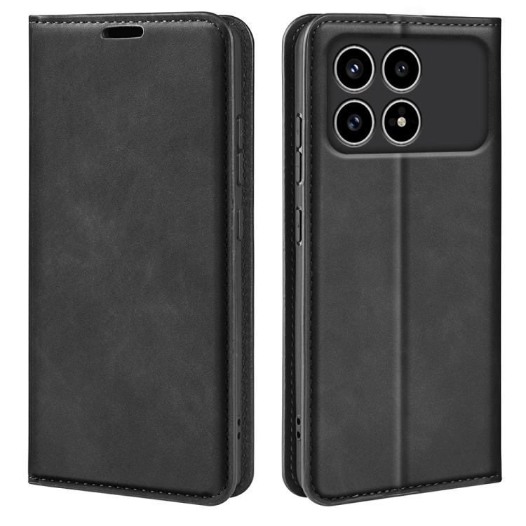 For Xiaomi Poco F8 Pro 5G Retro-skin Magnetic Suction Leather Phone Case(Black)
For Xiaomi Poco F8 Pro 5G Retro-skin Magnetic Suction Leather Phone Case(Black)