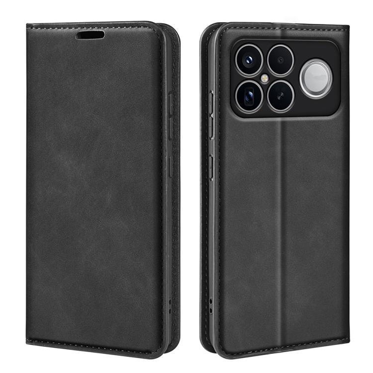For Xiaomi Poco F8 Ultra 5G Retro-skin Magnetic Suction Leather Phone Case(Black)
For Xiaomi Poco F8 Ultra 5G Retro-skin Magnetic Suction Leather Phone Case(Black)