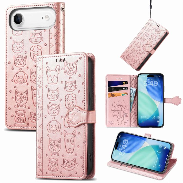 For iPhone Air Cat and Dog Embossed Leather Phone Case(Rose Gold)
For iPhone Air Cat and Dog Embossed Leather Phone Case(Rose Gold)