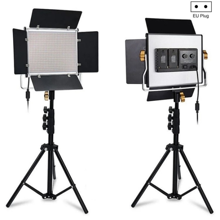 VLOGLITE W660S For Video Film Recording 3200-6500K Lighting LED Video Light With Tripod, Plug:EU Plug
VLOGLITE W660S For Video Film Recording 3200-6500K Lighting LED Video Light With Tripod, Plug:EU Plug