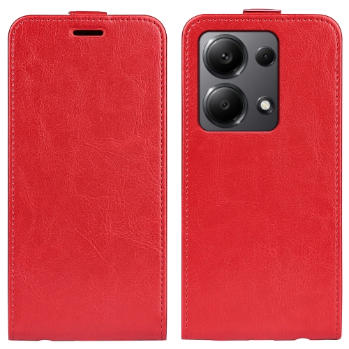 

For Xiaomi Redmi Note 13 Pro 4G R64 Texture Single Vertical Flip Leather Phone Case(Red)